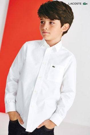 White Lacoste&reg; Oxford Shirt